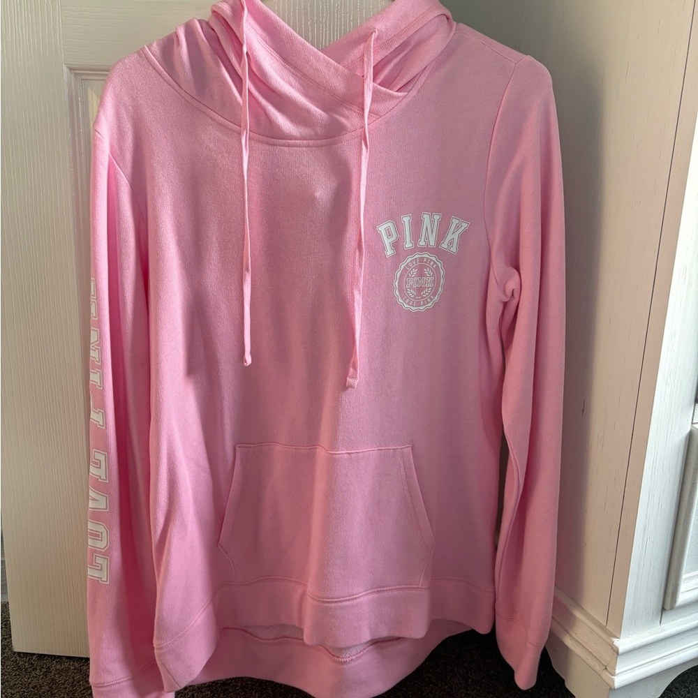 NWT Victoria’s Secret Pink high low hoodie S
